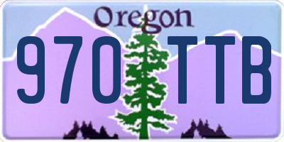 OR license plate 970TTB