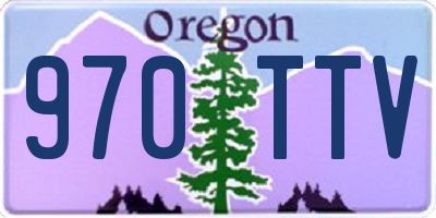OR license plate 970TTV