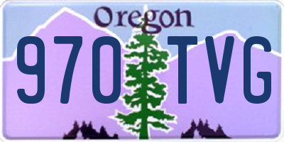 OR license plate 970TVG