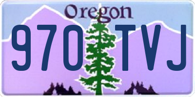 OR license plate 970TVJ