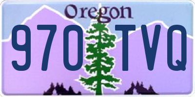 OR license plate 970TVQ