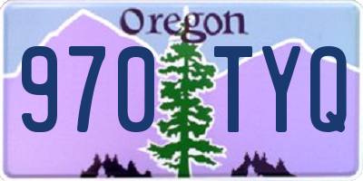 OR license plate 970TYQ