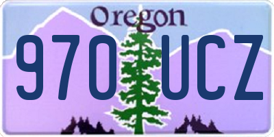 OR license plate 970UCZ