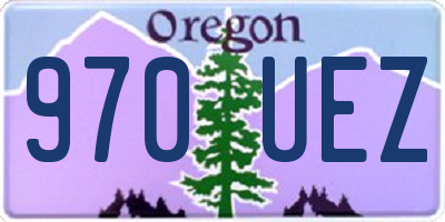 OR license plate 970UEZ