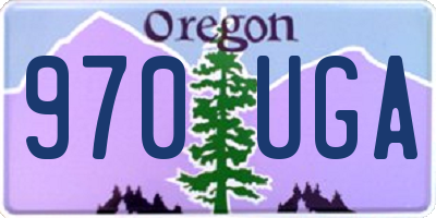 OR license plate 970UGA