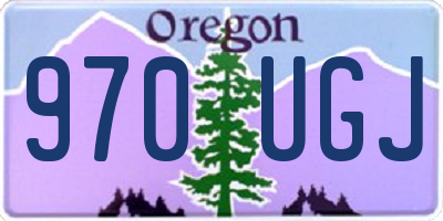 OR license plate 970UGJ