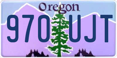 OR license plate 970UJT