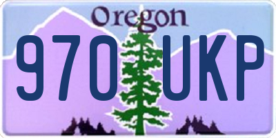 OR license plate 970UKP
