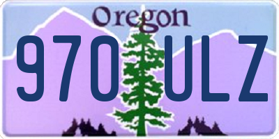OR license plate 970ULZ