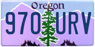 OR license plate 970URV