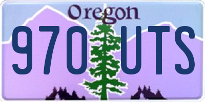 OR license plate 970UTS