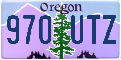 OR license plate 970UTZ