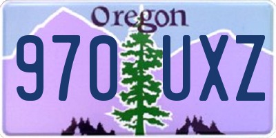 OR license plate 970UXZ
