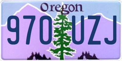 OR license plate 970UZJ