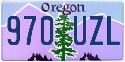 OR license plate 970UZL