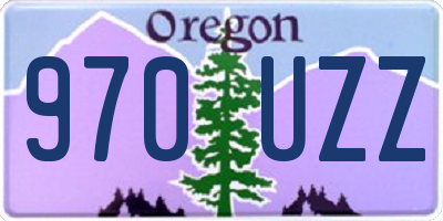 OR license plate 970UZZ
