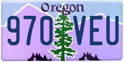 OR license plate 970VEU