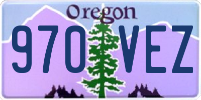 OR license plate 970VEZ