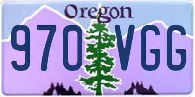 OR license plate 970VGG
