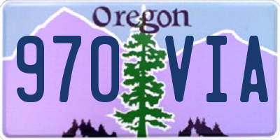 OR license plate 970VIA