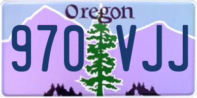 OR license plate 970VJJ