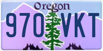 OR license plate 970VKT