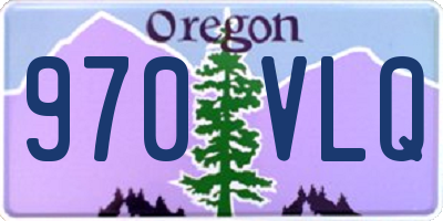 OR license plate 970VLQ