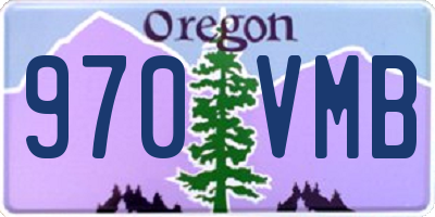 OR license plate 970VMB