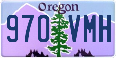 OR license plate 970VMH