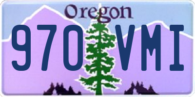 OR license plate 970VMI