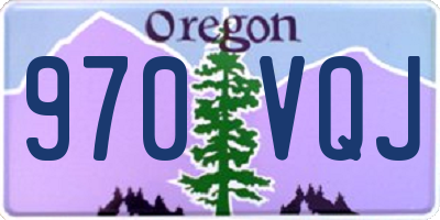 OR license plate 970VQJ