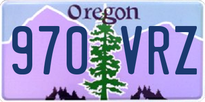 OR license plate 970VRZ