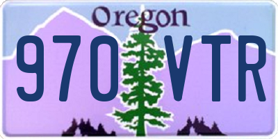 OR license plate 970VTR