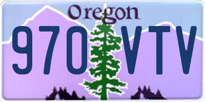 OR license plate 970VTV
