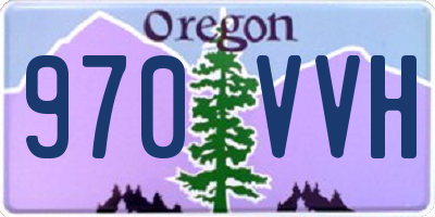 OR license plate 970VVH