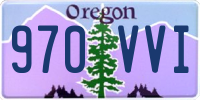 OR license plate 970VVI