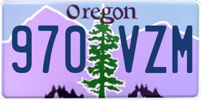 OR license plate 970VZM