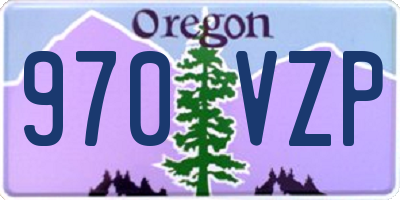 OR license plate 970VZP