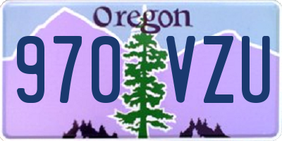 OR license plate 970VZU