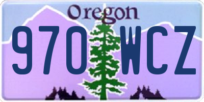 OR license plate 970WCZ