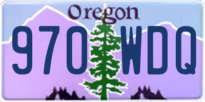 OR license plate 970WDQ