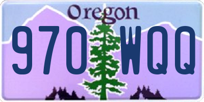 OR license plate 970WQQ