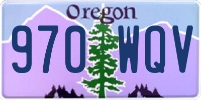 OR license plate 970WQV