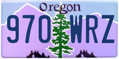 OR license plate 970WRZ