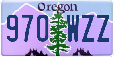OR license plate 970WZZ