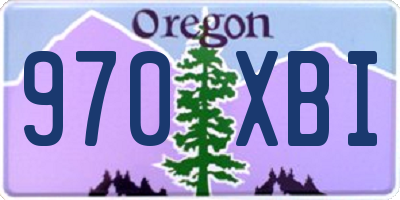 OR license plate 970XBI