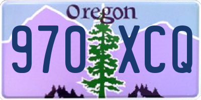 OR license plate 970XCQ