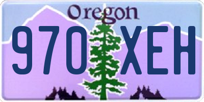 OR license plate 970XEH