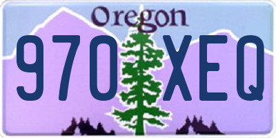 OR license plate 970XEQ