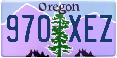 OR license plate 970XEZ